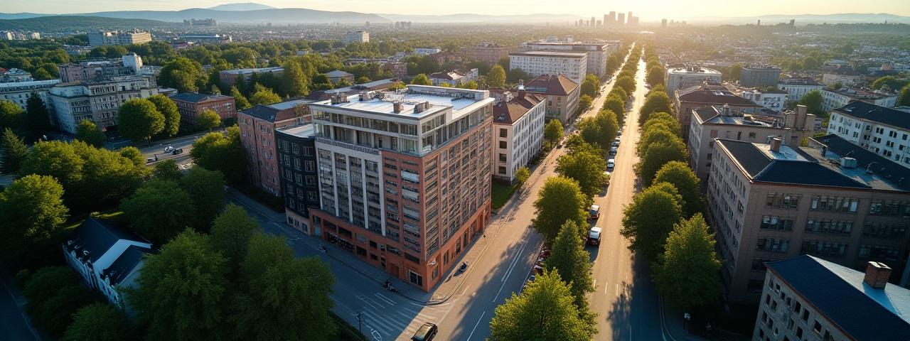 Kart over Urte Roms beliggenhet i Bogstadveien, Oslo